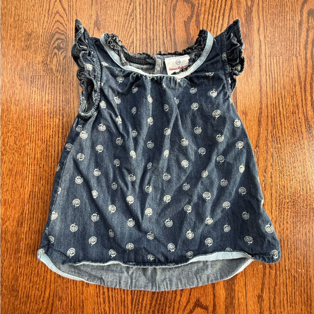 Hanna Andersson Denim Print Swing Top 4
